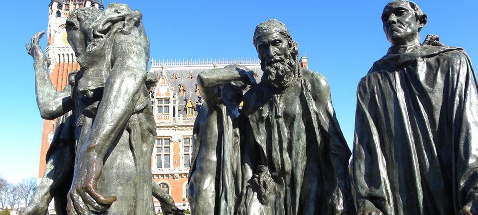 Les Bourgeois de Calais, par Rodin © Office de tourisme de Calais Les Bourgeois de Calais, par Rodin