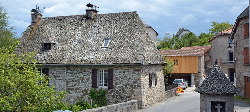 Le village de Marcolès © Pline Le village de Marcolès