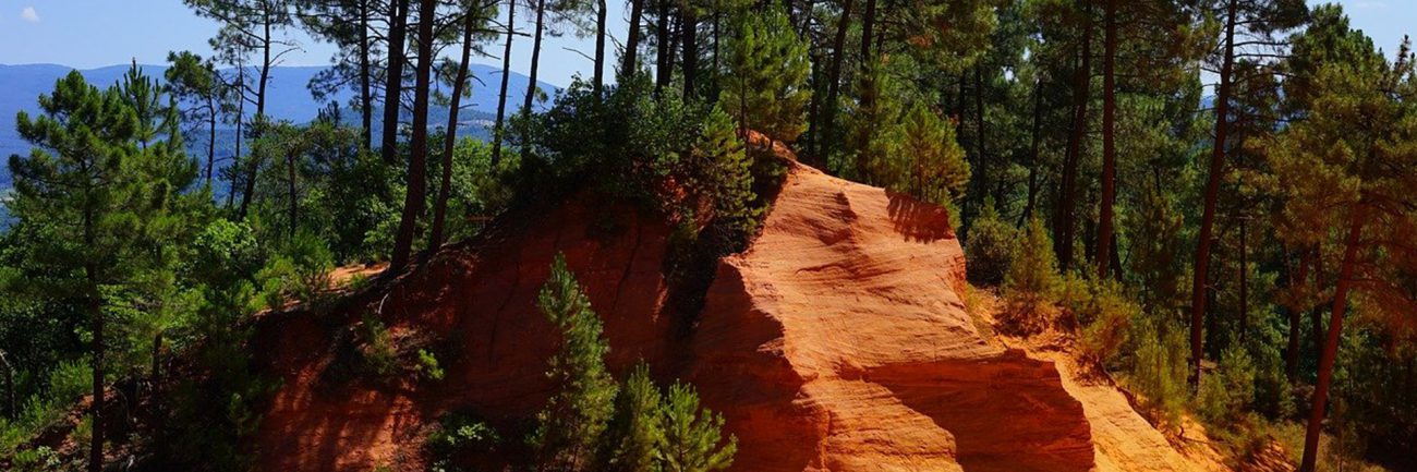 ocres-du-luberon Les paysages du Lubéron vous transportent dans le Colorado