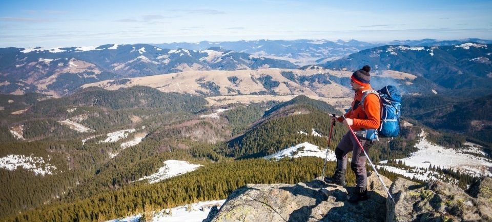 5 Randonneur en haute montagne